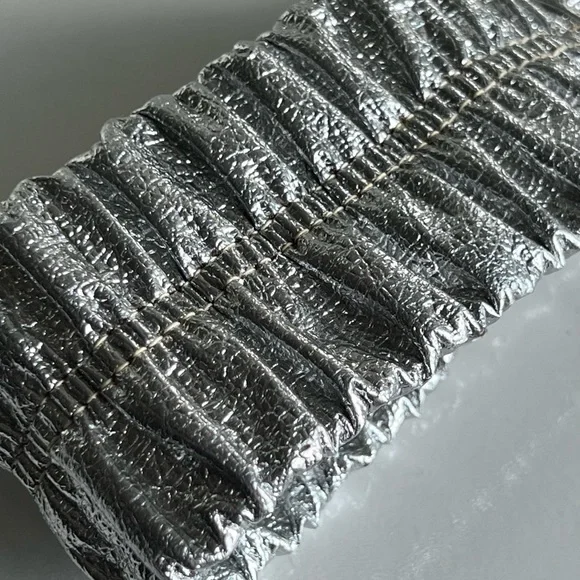 Vintage 1970’s Enrico Coveri Italian Designer Silver Unique Disco Belt Rare